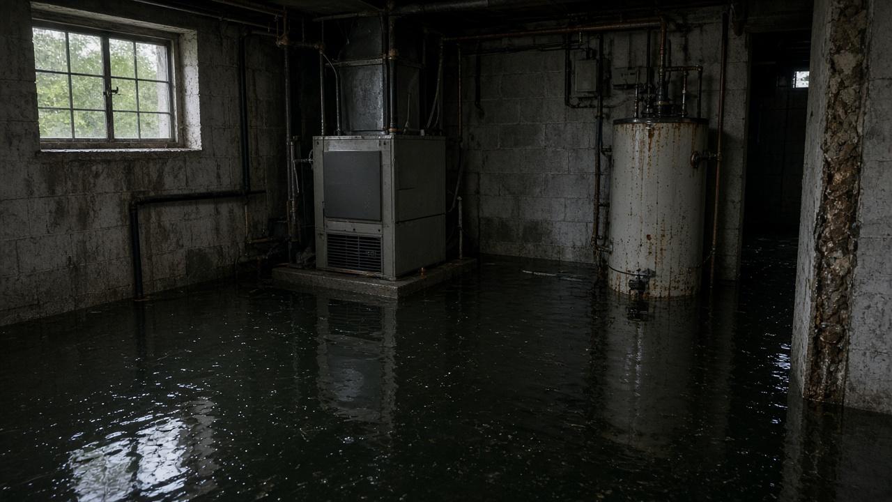 Basement Flood Cleanup